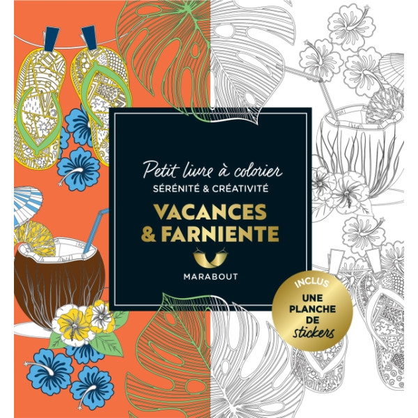 Vacances & farniente -Petit livre à colorier 