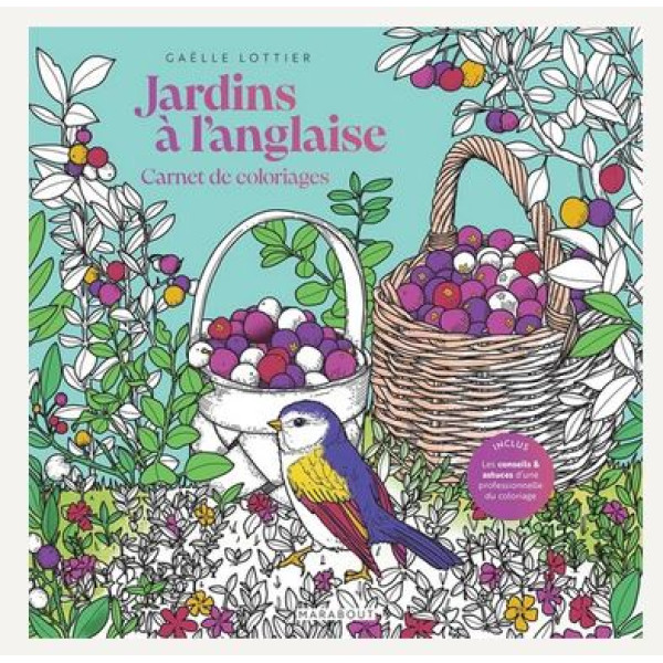 Jardin anglais -Carnet de coloriage