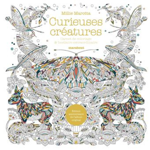 Curieuses créatures - Carnet de coloriage & bestiaire extraordinaire