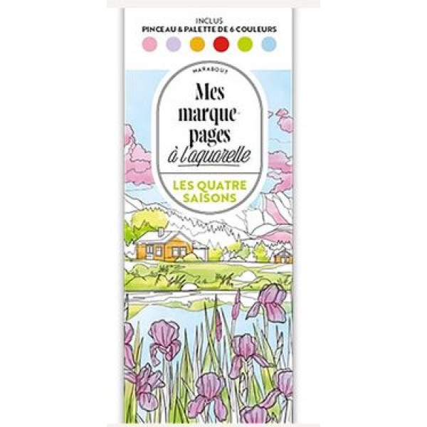 Quatre saisons - inclus pinceau & palette de 6 couleurs
