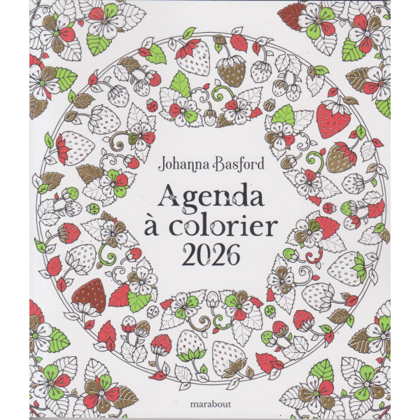 Agenda à colorier 2026