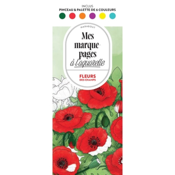 mes marque pages fleurs des champs