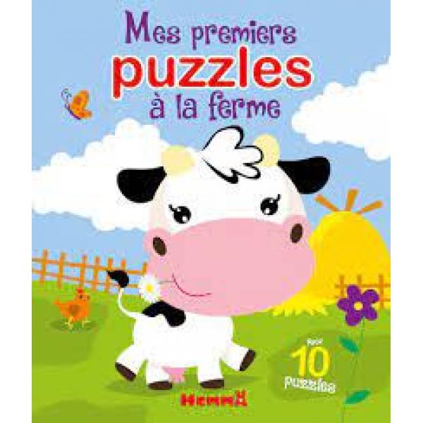 Mes premiers puzzles à la ferme Avec 10 puzzles