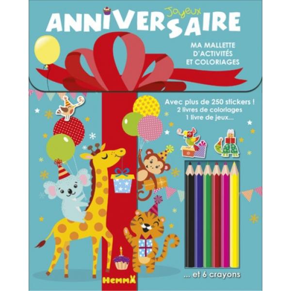 Joyeux anniversaire -Ma mallette d'activités et coloriages