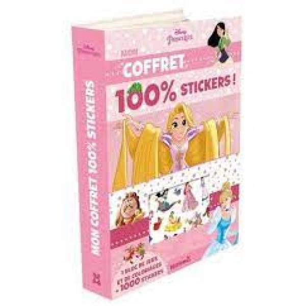 Mon coffret 100% stickers Disney princesses