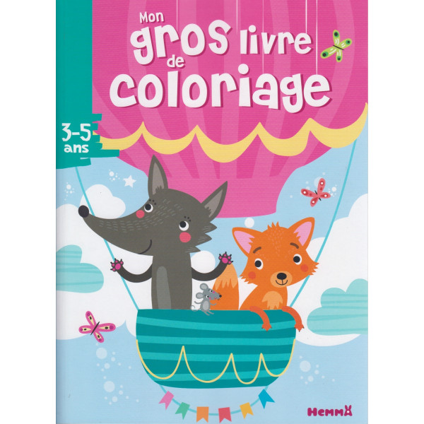 MON GROS LIVRE DE COLORIAGE - RENARD ET LOUP