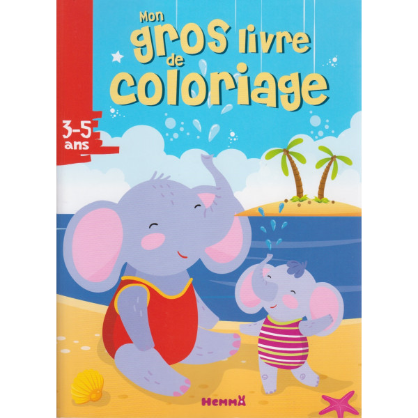 MON GROS LIVRE DE COLORIAGE - ELEPHANT