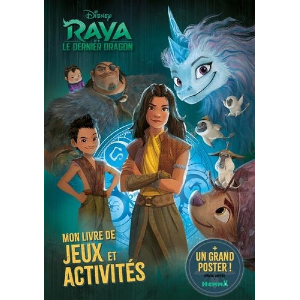 Mon livre de jeux et activités -Raya et le dernier dragon 5+