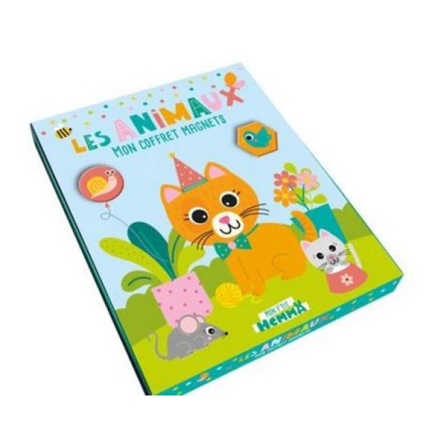 Les animaux - Mon coffret magnets