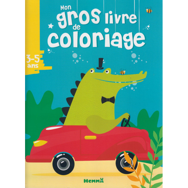 MON GROS LIVRE DE COLORIAGE - VOITURE