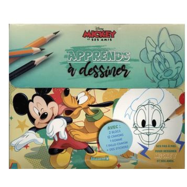 Disney Mickey et ses amis - Apprends à dessiner