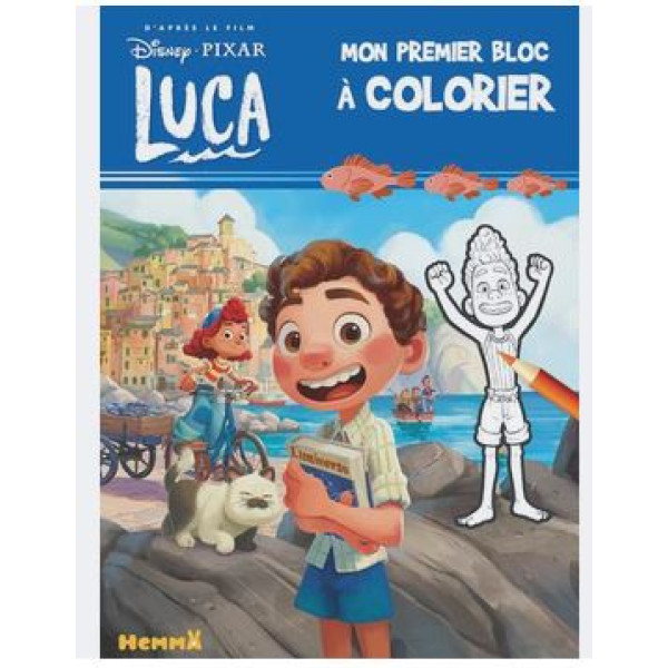 Luca - Mon premier bloc à colorier