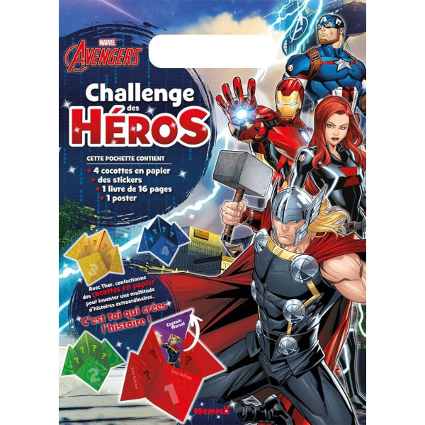 Pochette Challenge des héros -Avengers