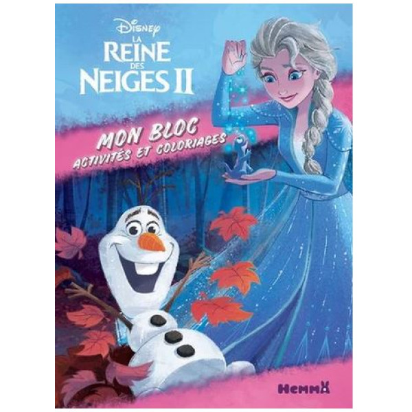 La Reine des Neiges II - Mon bloc Activités et coloriages