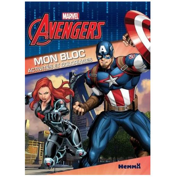 Marvel Avengers - Mon bloc Activités et coloriages