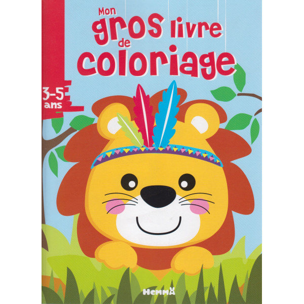 MON GROS LIVRE DE COLORIAGE - LION