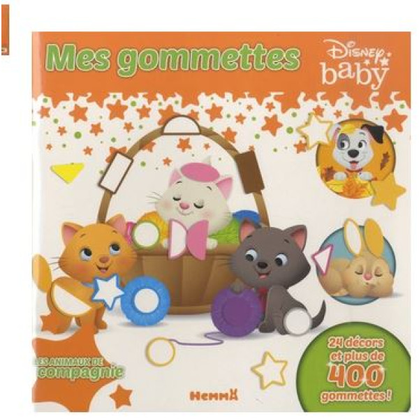 Les  animaux  de  compagnie  -  Mes  gommettes  Disney Baby