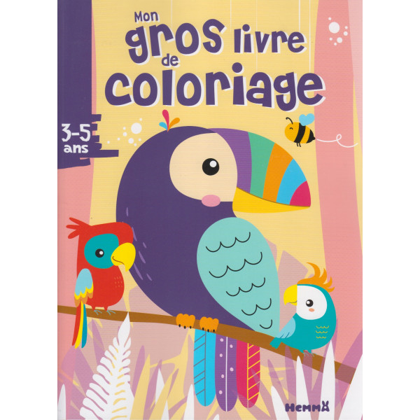 MON GROS LIVRE DE COLORIAGE - PERROQUET