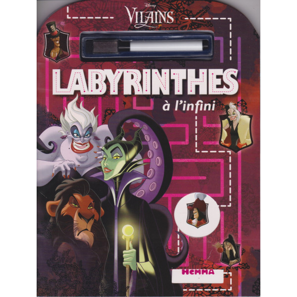 Disney Vilains -Labyrinthes à l'infini