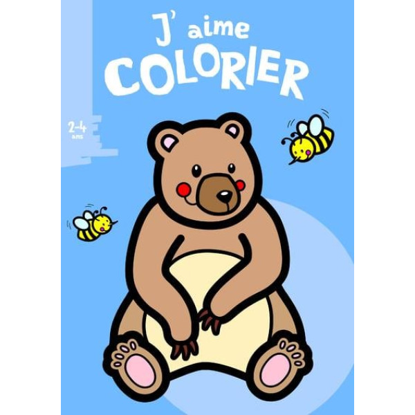 J'aime colorier (2/4ans) - ours brun
