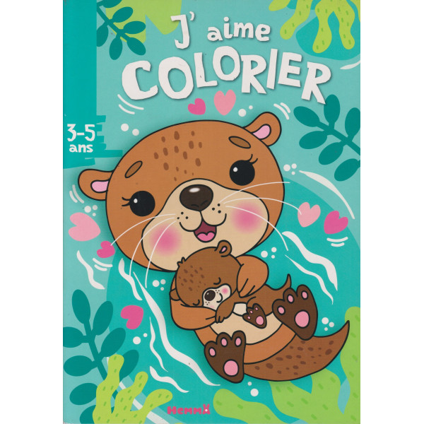 J'aime colorier (3/5ans) - loutre