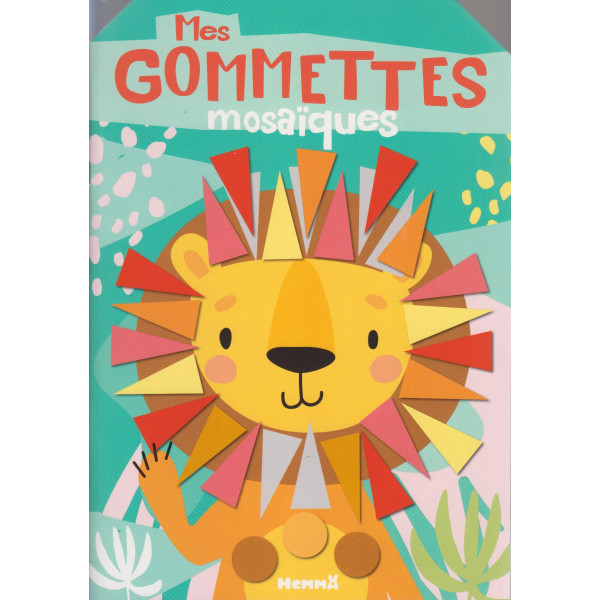 Mes gommettes mosaïques - Lion