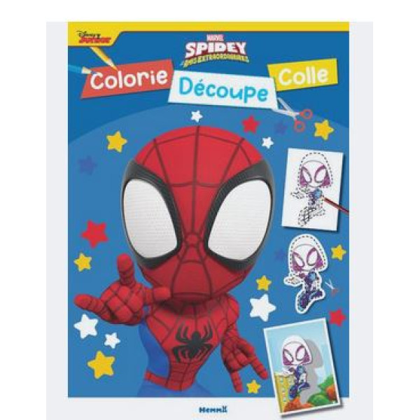 Marvel spidey - Colorie Découpe Colle