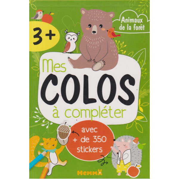Mes colos à compléter - Animaux de la forêt 