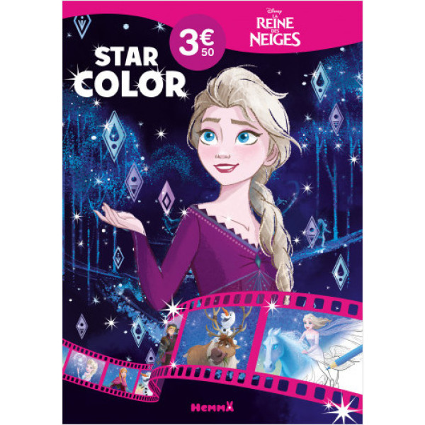 Disney La Reine des Neiges star color -Elsa