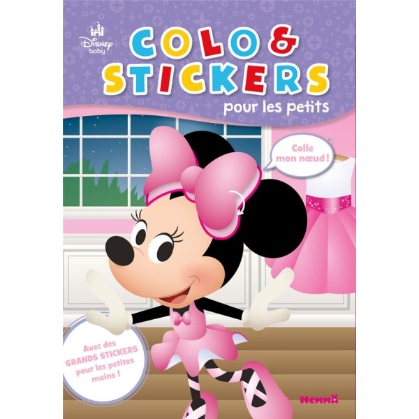 Disney Baby Colo & Stickers pour les petits (Minnie)