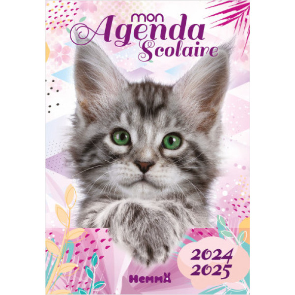 Mon agenda scolaire Chat 2024/2025