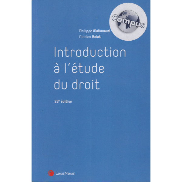 Introduction à l'étude du droit (campus)