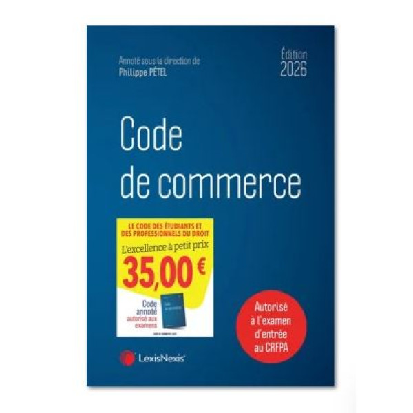 Code de commerce - Édition 2026