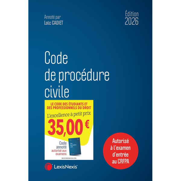 Code de procédure civile - ED2026