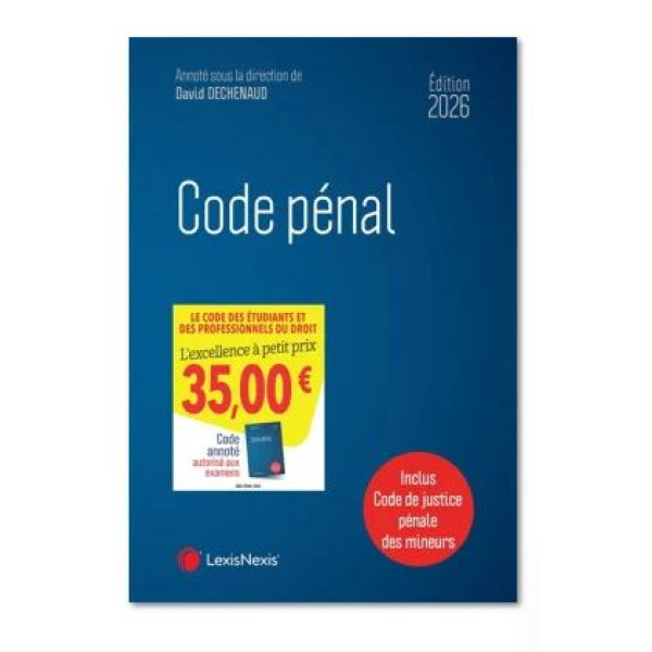Code pénal - Édition 2026 