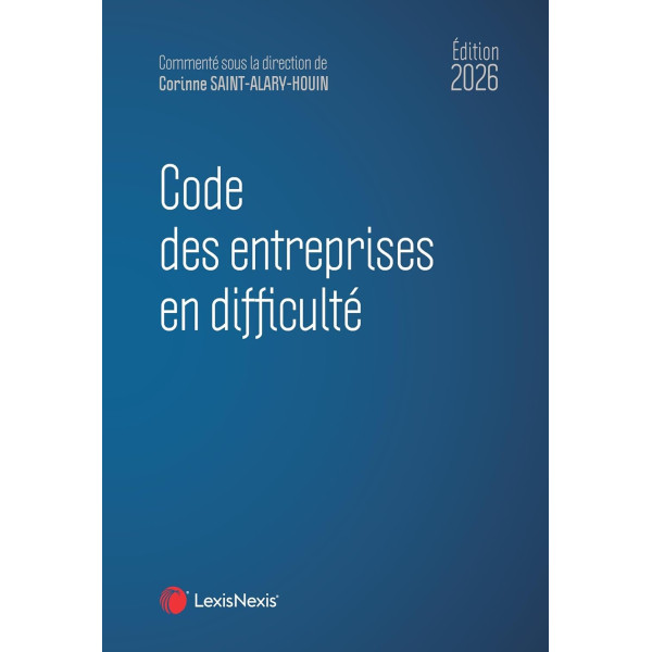 Code des entreprises en difficulté ed2026 