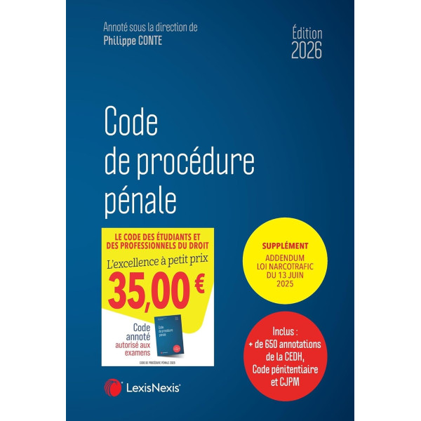 Code de procédure pénale 2026