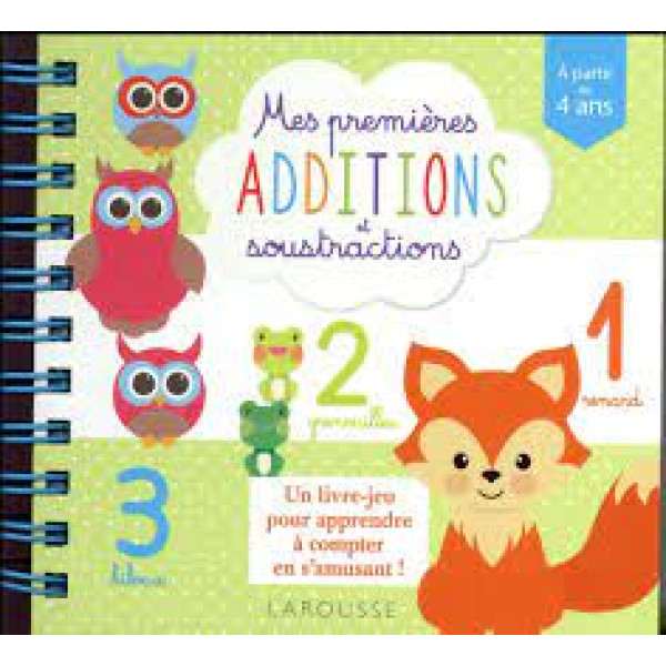 Mes premières additions et soustractions-A partir de 4 ans