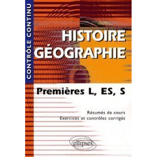 Histoire géographie premières L-ES-S