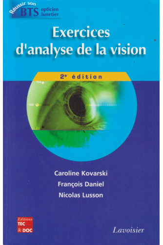 Exercices d'analyse de la vision Exercices d'analyse de la vision