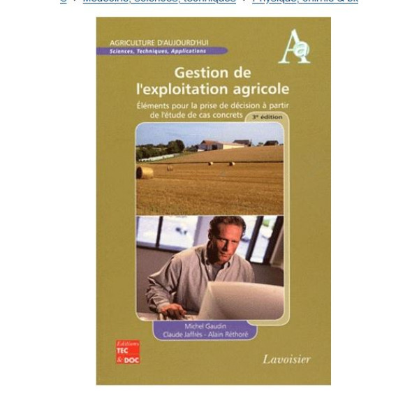 Gestion de l'exploitation agricole 3 rd