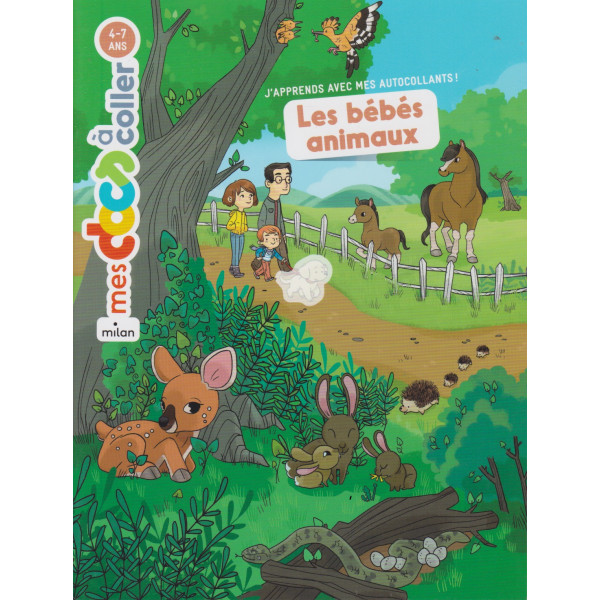 Les bébés animaux -Mes docs à coller 4-7 ans