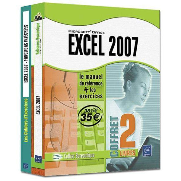 Coffret Microsoft Office Excel 2007 le manuel de référence+les exercices