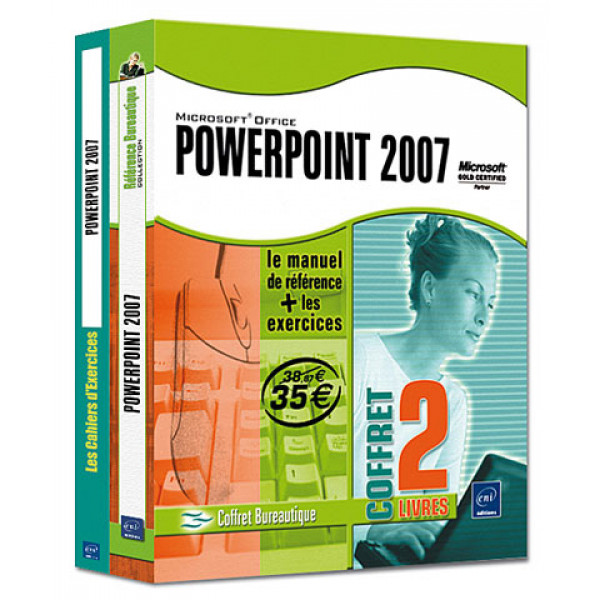 Coffret Microsoft Office Power point 2007 le manuel de référence+les exercices