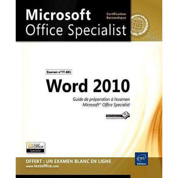 Word 2010 guide de préparation à l'examen 
