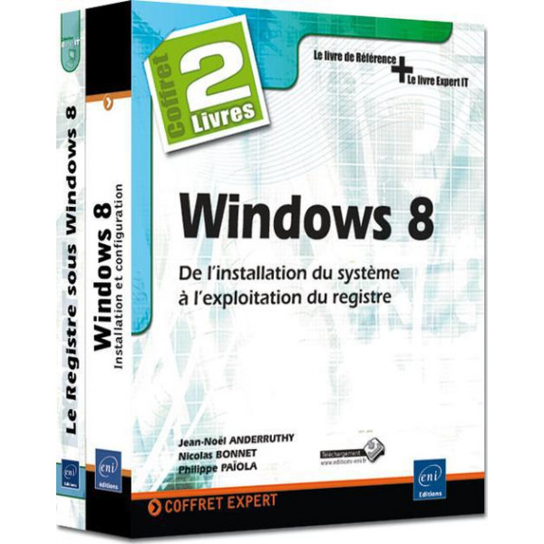 Coffret Windows 8 de l'installation u ysteme à l'éxploitation Du Registre 2V