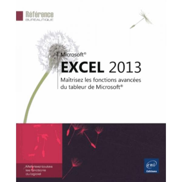 Excel 2013 maîtrisez les fonctions avancées du tableur de microsoft