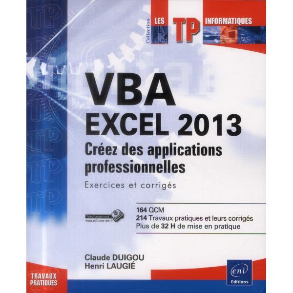 VBA Excel 2013 Crées des applications professionnelles