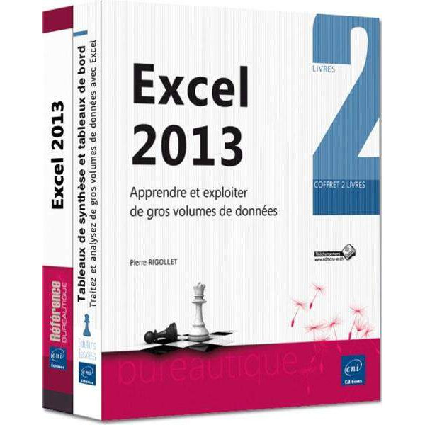 Coffret Excel 2013 Apprendre et exploiter de gros volumes de données 2V