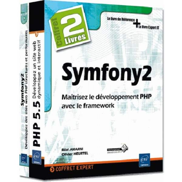Coffret Symfony2 -Maîtrisez le développement PHP avec le framework Symfony2 2V